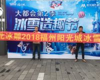 福州陽光城大都會冰雕節「賽北冰雕」