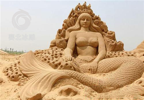 秦皇島沙雕,用細(xì)沙述說(shuō)故事「賽北冰雕」