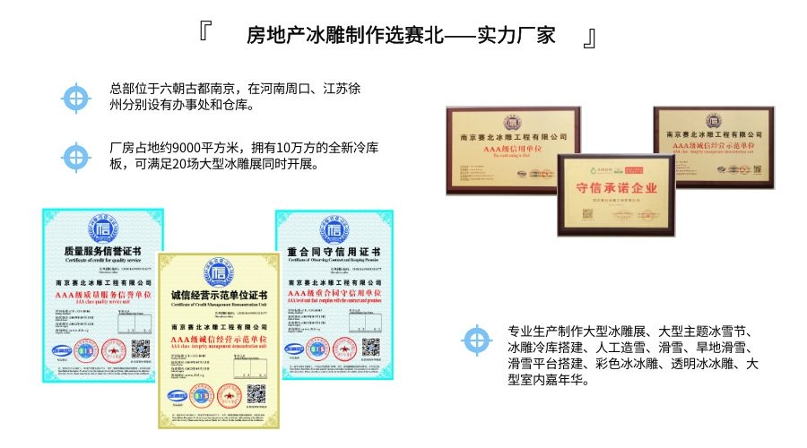 房產(chǎn)冰雕制作